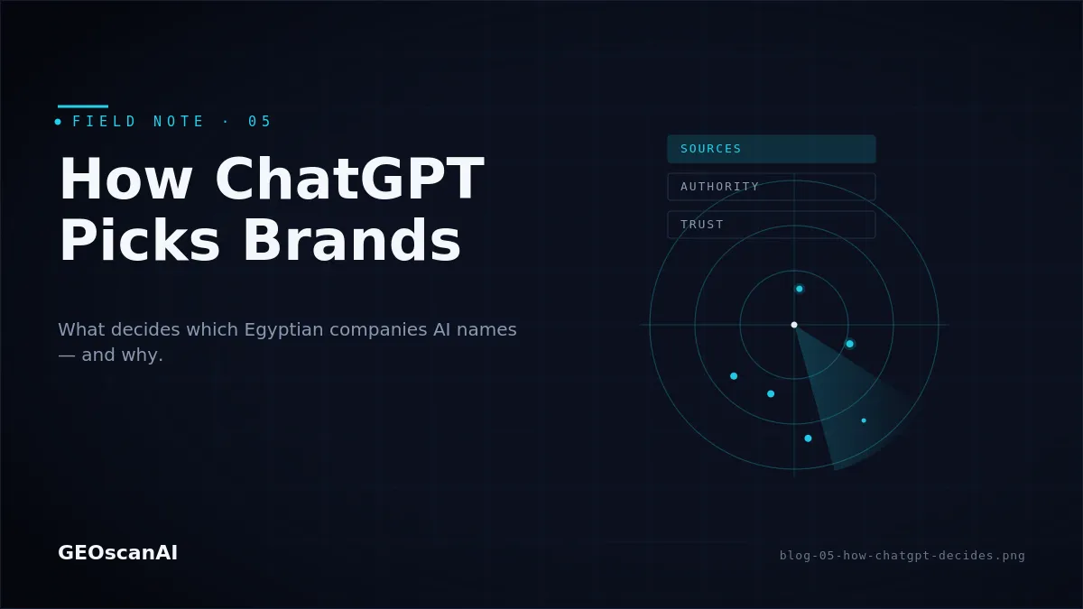 Inside view of AI decision-making signals that determine which businesses ChatGPT recommends